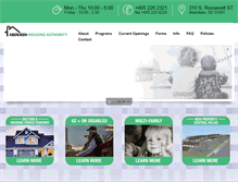 Tablet Screenshot of aberdeenhousing.com